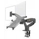 F160-FP Podwójny Ergonomiczny uchwyt biurkowy do laptopa i monitora Regulacja 3D