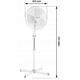 SFN 4047WH-EUE3 Wentylator stojacy