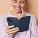 Kabura DUAL POCKET Book do IPHONE 17 Pro granatowy