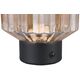 Table LED lamp REALITY LORD 1.5W 3000K 100lm rechargeable black/gold O13x19cm