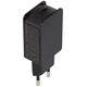 76-032# Ładowarka sieciowa gniazdo usb 2a czarna