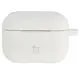 Silikonowe etui z karabińczykiem Bizon Case Headphone Silicone do Apple AirPods Pro 2 białe