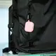 Silikonowe etui z karabińczykiem Bizon Case Headphone Silicone do Apple AirPods Pro 2 jasnoróżowe