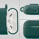Silikonowe etui z karabińczykiem Bizon Case Headphone Silicone do Apple AirPods Pro 2 ciemnozielone