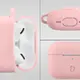 Silikonowe etui z karabińczykiem Bizon Case Headphone Silicone do Apple AirPods Pro 2 jasnoróżowe