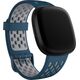 Fitbit FB174SBNVGYL, Band, Smartwatch, Blue, Grey, Fitbit, Sense, Versa 3, Aluminium, Silicone