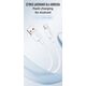 Kabel USAMS US-SJ603 U84 3A USB-C do USB-A 3m biały