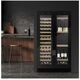 Caso 00674 Wine Cooler WineChef Duo, Up to 122 bottles, Compressor Technology, Juodas