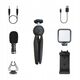 Selfie stick Xqisit XQISIT Social Media Recording Kit black