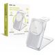 Mobile Origin 3in1 Foldable Qi2 Charger PW8, silver