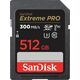 Karta SanDisk Extreme PRO SDXC 512 GB Class 10 UHS-II/U3 V90 (SDSDXDK-512G-GN4IN)