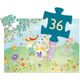 KSIĘŻNICZKA - Puzzle postaciowe dla dzieci 36 el.  DJECO DJ07238  4 lata +