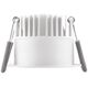 LEDVANCE Spot Darklight Power Select DIM IP44 680lm 8W/930 λευκό UGR19 36°