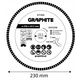 Diamond cutting disc GRAPHITE, 230 x 2.8 x 22.2 mm, for concrete, dry cutting