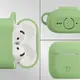 Silikonowe etui z karabińczykiem Bizon Case Headphone Silicone do Apple AirPods 4 jasnozielone