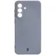 Silikonowe etui z pierścieniem magnetycznym Bizon Case Silicone Magnetic Sq do Samsung Galaxy A56 5G szare