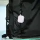 Silikonowe etui z karabińczykiem Bizon Case Headphone Silicone do Apple AirPods 4 lawendowe