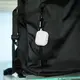Silikonowe etui z karabińczykiem Bizon Case Headphone Silicone do Apple AirPods 4 białe