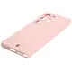 Silikonowe etui z pierścieniem magnetycznym Bizon Case Silicone Magnetic do Samsung Galaxy S25 Ultra jasnoróżowe