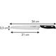 Tescoma Nóż do chleba GrandCHEF 21 cm Tescoma uniwersalny