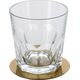 Excellent Houseware Podkładki na stół złote GLAMOUR pod kubek szklankę