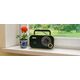 77-542# Radio przenośne analogowe am/fm blow ra12 czarno-złote