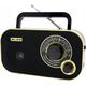 77-542# Radio przenośne analogowe am/fm blow ra12 czarno-złote