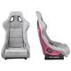 Fotel sportowy SLIDE KS2 Premium Light Beige Welur Light Pink Glitter