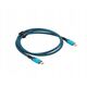 KABEL USB-C M/M USB4 0.5M 240W 8K 60HZ CZARNO-NIEBIESKI LANBERG