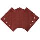Papiery ścierne na rzep, kwadrat 113 x 113 mm, P80, 5 szt., z 8 otworami do 04-623