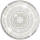 PopSockets Clear Glitter Silver, Grip, Silver, Translucent, Universal, Anything with a smooth hard plastic case, 1 pc(s), 38.8 mm