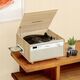 Victrola Century 6-in-1 music center, natural