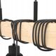 Wall lamp EGLO MARYWELL, E27, 1x40W, black/brown, 8.7x32.4x30