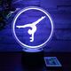 ATL ZD98F Lampka nocna gimnastyka 3d led