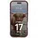 Pancerne etui Bizon Case Tur do Apple iPhone 17 Pro burgundowe