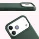 Silikonowe etui Bizon Soft Case do Apple iPhone 17 Pro Max ciemnozielone