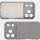 Pancerne etui Bizon Case Tur do Apple iPhone 17 Pro jasnoszare