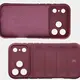 Pancerne etui Bizon Case Tur do Apple iPhone 17 Pro Max burgundowe