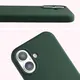 Silikonowe etui Bizon Soft Case do Apple iPhone 17 ciemnozielone