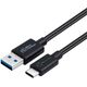 Microconnect ECO-USB3.2CA0.25 kabel USB USB 3.2 Gen 2 (3.1 Gen 2) 0,25 m USB A USB C Czarny