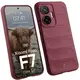 Pancerne etui Bizon Case Tur do Xiaomi POCO F7 burgundowe