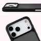 Etui Bizon Case Angelo do Apple iPhone 17 Pro Max przydymione z czarną ramką