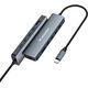 6w1 Hub rozdzielacz USB-A USB-C DisplayPort HDMI - szary 6w1 Hub rozdzielacz USB-A USB-C DisplayPort HDMI - szary