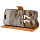 Etui z klapką Bizon Case Pocket do Apple iPhone 17 brązowe