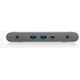 Spigen LD204H Laptop Stand Hub - Podstawka / stojak pod laptopa z Hubem 6 w 1 (Space Grey)