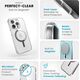 Speck Speck Presidio Perfect-Clear MagSafe - Etui iPhone 15 Pro (Clear / Chrome Finish / Serene Silver)