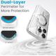 Speck Speck Gemshell Grip + MagSafe - Etui do iPhone 15 Pro (Clear / Chrome Finish)