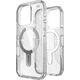 Speck Speck Presidio Perfect-Clear Grip ClickLock & MagSafe - Etui iPhone 16 Pro (Clear / Chrome Finish / Serene Silver)