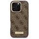 Etui Guess GUHMP16XU4GPRW Apple iPhone 16 Pro Max hardcase 4G Logo Plate MagSafe brązowy/brown