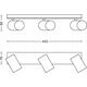Signify Philips myLiving Spot Kosipo 3flg. 3x55W Weiß exkl. LM